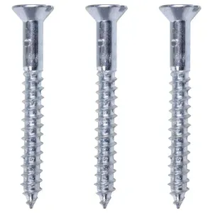 Parafuso Cabeça Chata Zincado 6,1x65mm 3 Peças Worker