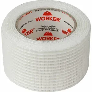 Tela Adesiva para Drywall Trançada 48mmx20m Worker