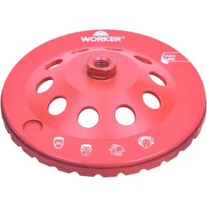 Rebolo Diamantado 180mm x 20mm Worker