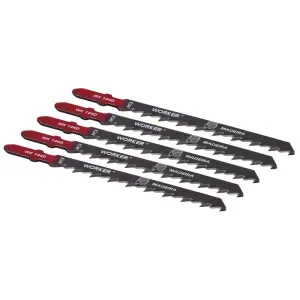 Lâmina Serra Tico Tico 100mm 6 Dentes com 5 Peças Worker