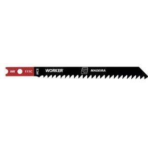 Lâmina Serra Tico-Tico Madeira 10 Dentes 100mm 5 Peças Worker