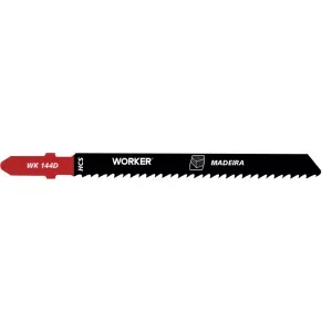 Lâmina Serra Tico-Tico Madeira 8 Dentes 100mm 5 Peças Worker