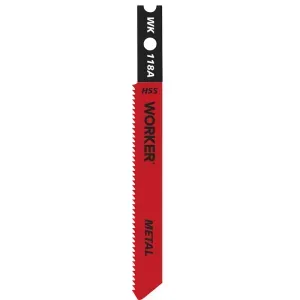 Lâmina Serra Tico-Tico Metal 21 Dentes 76mm 5 Peças Worker