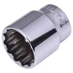 Soquete Estriado Encaixe 1/2" 27mm Worker