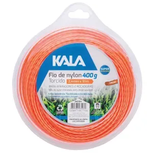Fio Nylon Aparador Torcido 1,8mm 400g Kala