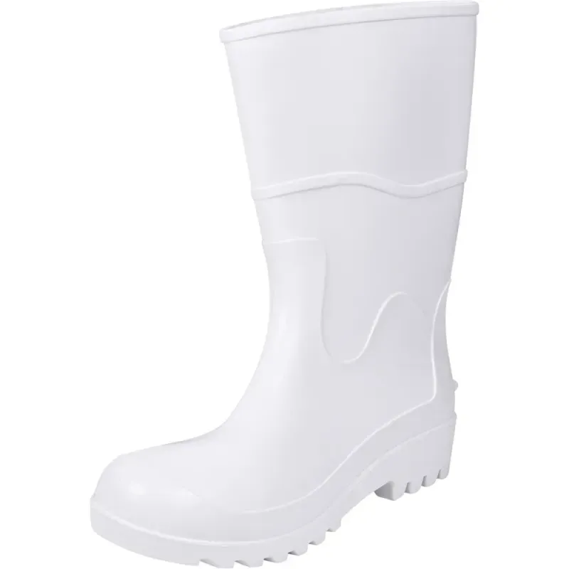 Bota Pvc Branca Nr 41 Cano Médio Sem Forro Kala