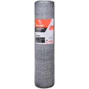 Tela Hexagonal Galvanizada 1x22 1,00x50m Acerosid