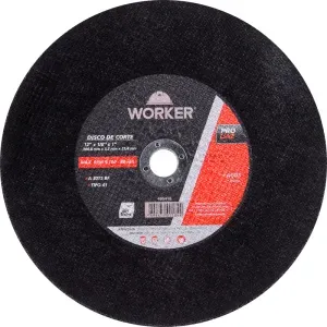 Disco Corte Aço 12" x 1/8" x 1" Worker