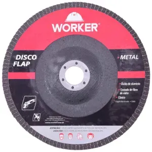 Disco Flap Curvo 115mm x 22,23mm Metal Worker