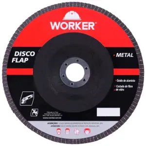Disco Flap Reto G120 115mm x 22,23mm Metal Worker