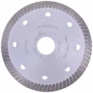 Disco Diamantado Expert Turbo para Porcelanato 105mm 20mm Bosch