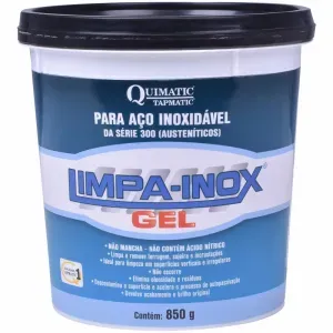 Gel Limpa-Inox 850g Quimatic Tapmatic