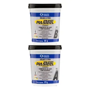 Plasteel Massa 4:1 - 450 g – QUIMATIC