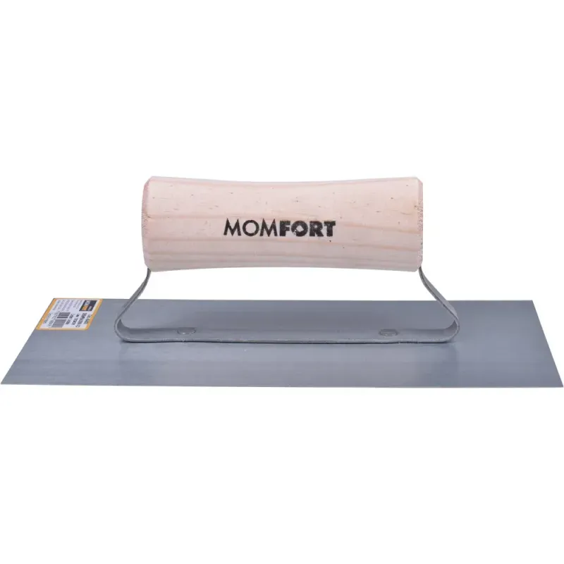 Desempenadeira de Aço Lisa 12×24 cm Momfort em oferta