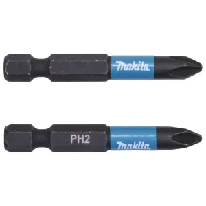 Ponta Bits Phillips PH2 50mm Impacto B-63725 Makita – 2 Peças