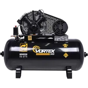 Compressor de Ar Vortex 300 10pcm 140psi 100L Trif Pressure