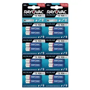 Pilha Alcalina Rayovac AAA Palito 16 Peças