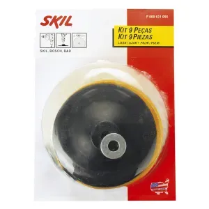 Kit de Lixar e Polir para Parafusadeira G50/80/120 Skil