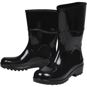 Bota Pvc Preto Cano Médio Sem Forro Worker