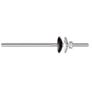 Conjunto de Haste Para Telha 1/4" x 200mm 100Pçs Worker