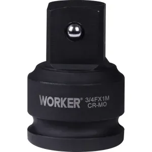 Adaptador Para Soquete de Impacto 1/2" x 3/4" Worker