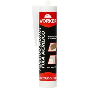 Adesivo Monta Fixa Acrílico 360g Worker