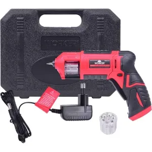 Parafusadeira a Bateria PBW 017 com 17 Peças 3,6V Bivolt Worker
