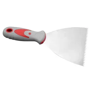 Espátula Dentada 5" em Aço 12,5cm Worker