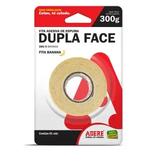 FITA DUPLA FACE ADERE ESPUMA 12MMX1,5M