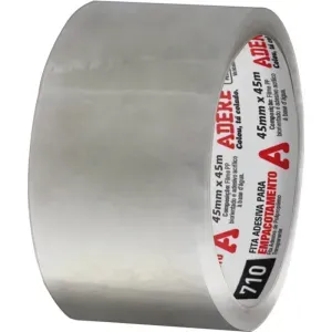 FITA EMPACOTAMENTO ADERE 45MMX40M TRANSPARENTE