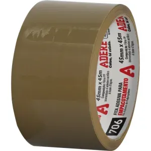 FITA EMPACOTAMENTO ADERE 45MMX45M MARROM