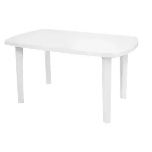 Mesa Camburiu Retangular Branca Tramontina