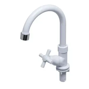 TORNEIRA LAVATÓRIO 1/4 GIRATÓRIO ABS BRANCO C50 LIEGE