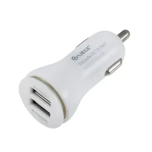 Carregador USB 2 Saídas 12/24V Branco Liege