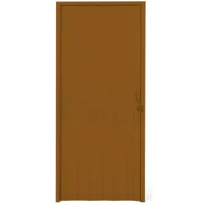 Porta Sanfonada PVC 2,10m x 70cm Mogno Kala