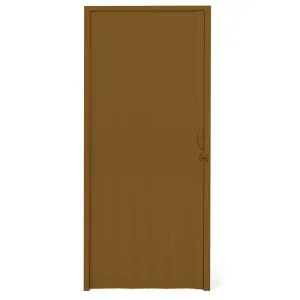 Porta Sanfonada PVC 2,10m x 80cm Mogno Kala