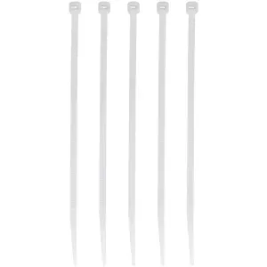 Abraçadeira Nylon 4,8mm x 400mm Branca 100 Peças Kala