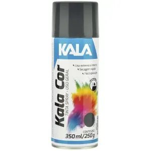 TINTA SPRAY USO GERAL KALA GRAFITE 350ML