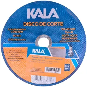 Disco de Corte Fino 2 Telas 7"x1/16" x  7/8" Kala