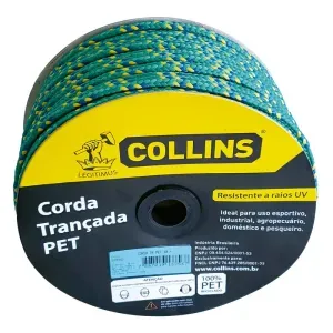Corda Pet Trançada em Carretel 10mmx113m Collins