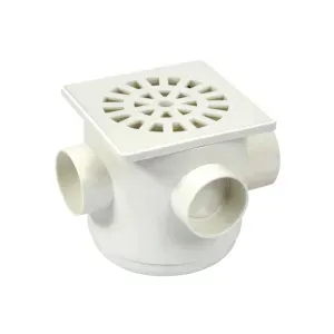CAIXA SIFONADA PVC QUADRADA 150X175X75MM HERC