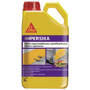 Impersika Impermeabilizante Plastificante 3,6L Sika