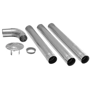 KIT CHAMINÉ FOGÃO ZATTI 120MM CHAPA GALV