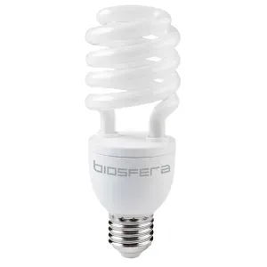 Lâmpada Compacta Amarela Espiral T2 14w 220v Bioesfera