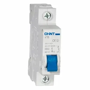 Disjuntor Unipolar DIN Curva B 25A 3KA Chint