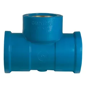 Te Soldável Bucha Latão Azul 20 x 1/2" Corr Plastik