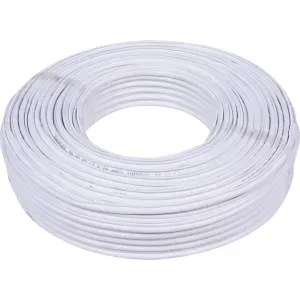 CABO COAXIAL SÉRIE 59 67+TRI BRANCO 100M EASYFLEX