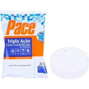 Cloro Estabilizador em Tablete Pace Tripla Ação 200g Pace