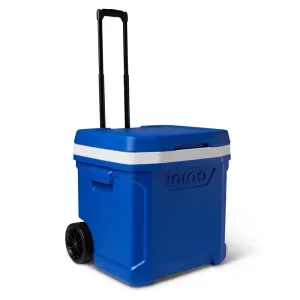 Caixa Térmica com Rodas Profile Ice Cube Azul 56L Igloo