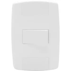 Interruptor Simples Branco Lev 1TS 10A 250V Ilumi